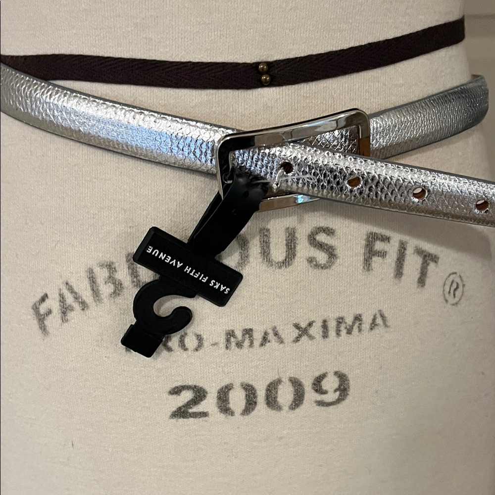 Ralph Lauren Metallic Silver Women's Belt